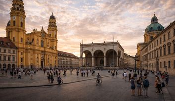 Residenz and Odeonsplatz. The expansion of Wittlesbach power. image