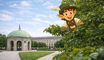 Die kaiserliche Residenz und die Gärten. image