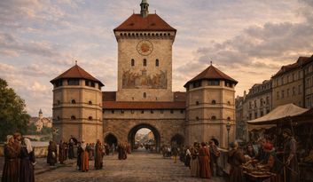 Isartor. La entrada de Múnich. image