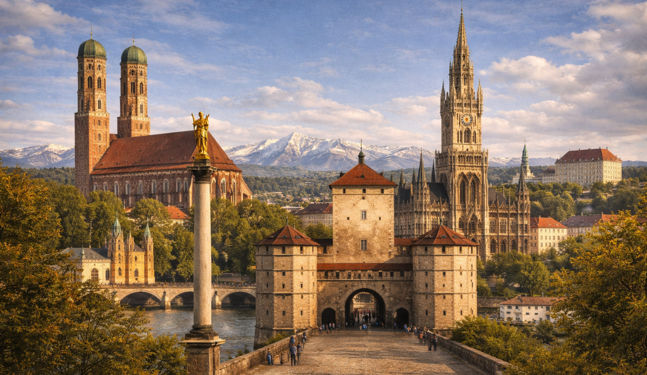 Múnich. Los orígenes de la capital de Baviera.